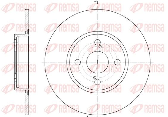 REMSA 6900.00 Brake Disc