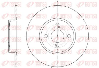 Brake Disc REMSA 6900.00