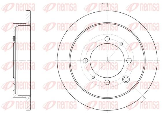 REMSA 6907.00 Brake Disc