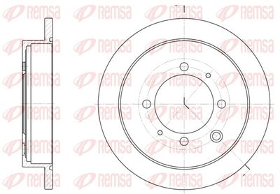 Brake Disc REMSA 6907.00