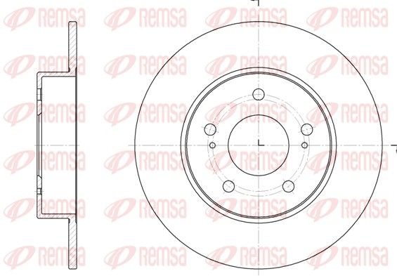 REMSA 6909.00 Brake Disc