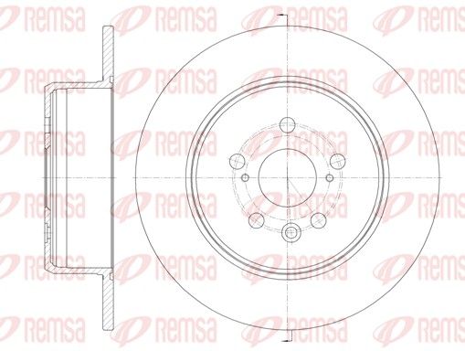 REMSA 6910.00 Brake Disc