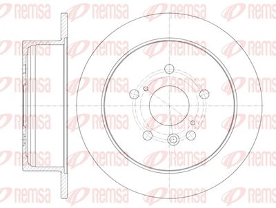 Brake Disc REMSA 6911.00