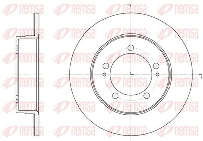 Brake Disc REMSA 6918.00