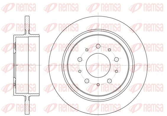 REMSA 6921.00 Brake Disc