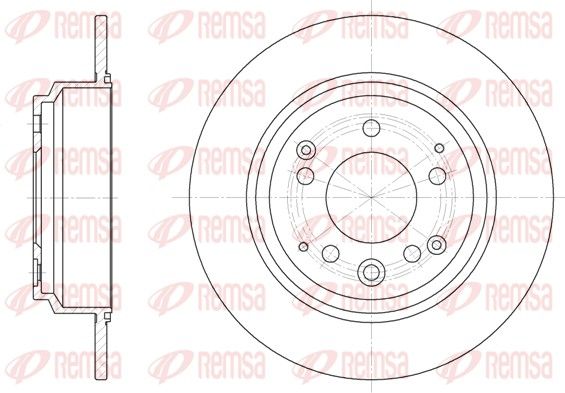 REMSA 6922.00 Brake Disc