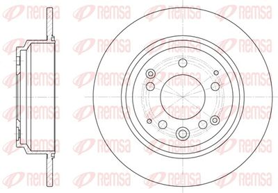 Brake Disc REMSA 6922.00