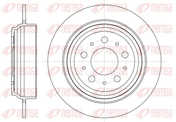 REMSA 6924.00 Brake Disc