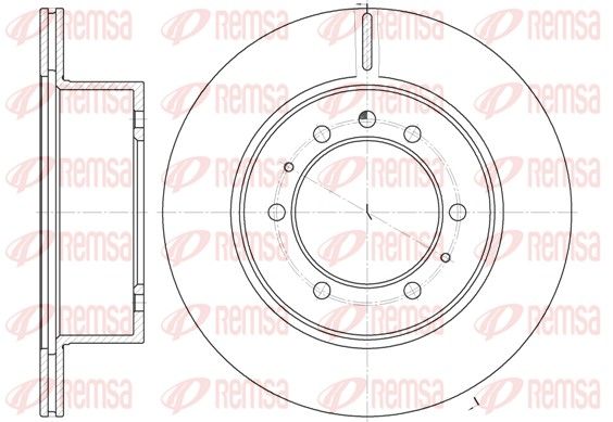 REMSA 6926.10 Brake Disc
