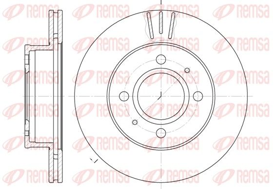 REMSA 6927.10 Brake Disc