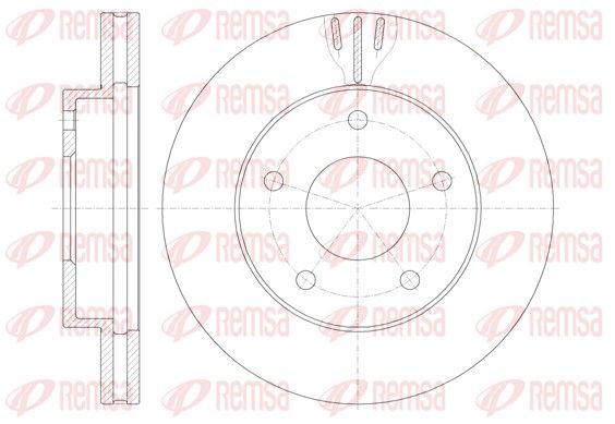 REMSA 6931.10 Brake Disc