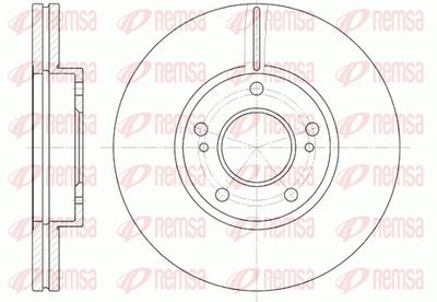 Brake Disc REMSA 6937.10