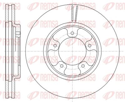 Brake Disc REMSA 6939.10