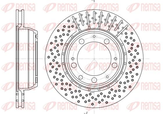 REMSA 6940.10 Brake Disc