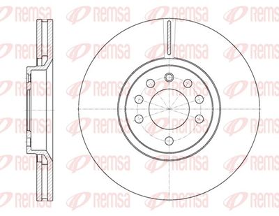 Brake Disc REMSA 6944.10