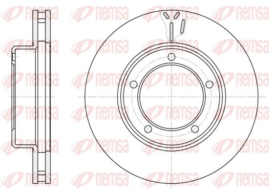 REMSA 6945.10 Brake Disc