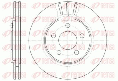 Brake Disc REMSA 6947.10