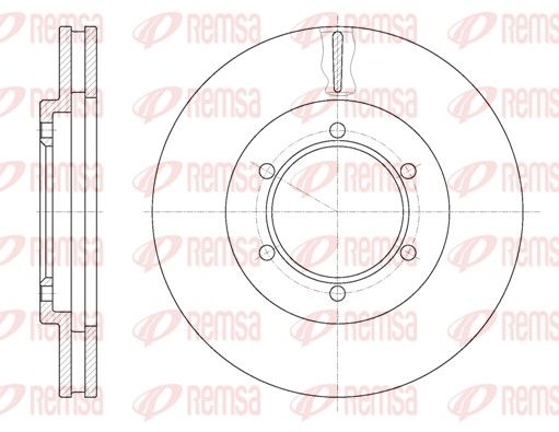 REMSA 6949.10 Brake Disc