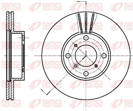 REMSA 6950.10 Brake Disc