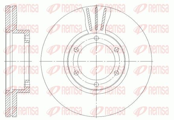 REMSA 6951.10 Brake Disc