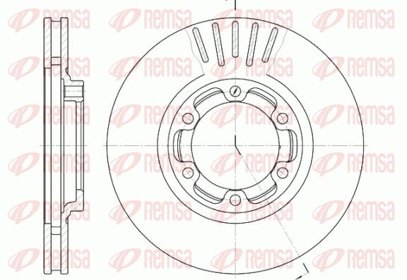 REMSA 6952.10 Brake Disc
