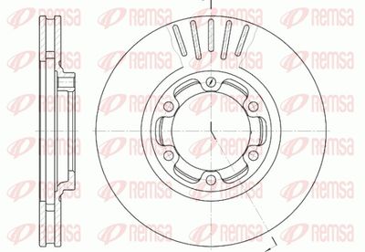 Brake Disc REMSA 6952.10