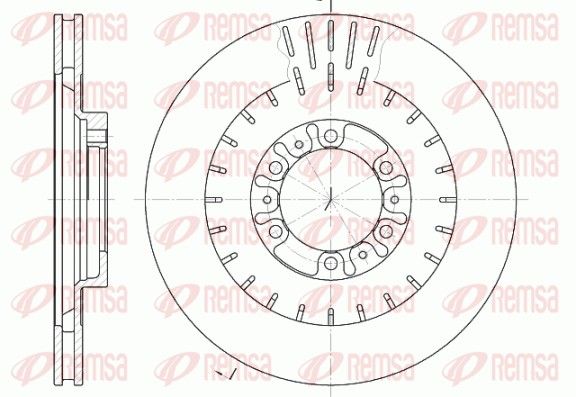 REMSA 6953.10 Brake Disc