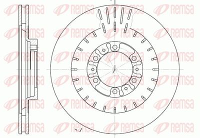 Brake Disc REMSA 6953.10