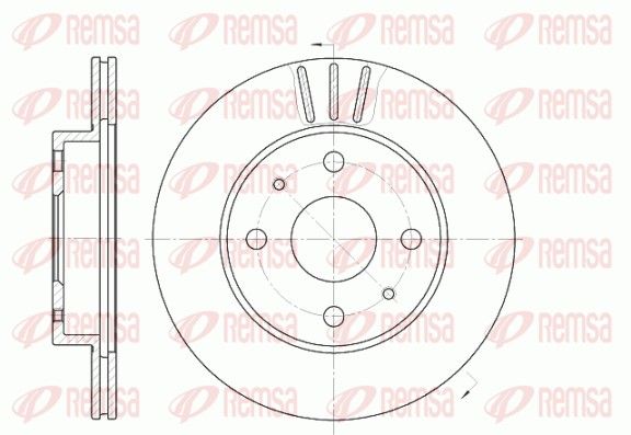 REMSA 6954.10 Brake Disc