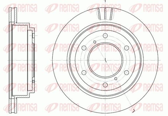 REMSA 6955.10 Brake Disc