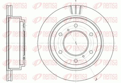 Brake Disc REMSA 6955.10