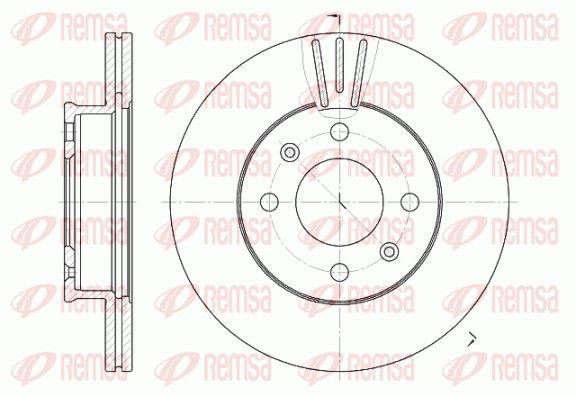 REMSA 6958.10 Brake Disc