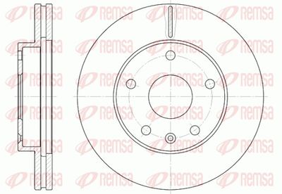 Brake Disc REMSA 6960.10