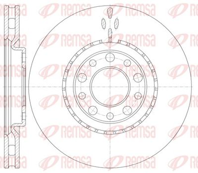 Brake Disc REMSA 6964.10