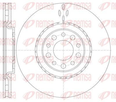 Brake Disc REMSA 6965.10