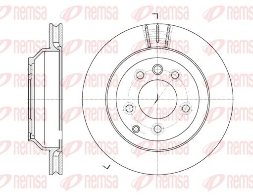 REMSA 6971.10 Brake Disc