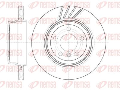 Brake Disc REMSA 6979.10