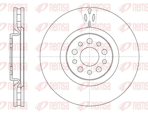REMSA 6980.10 Brake Disc