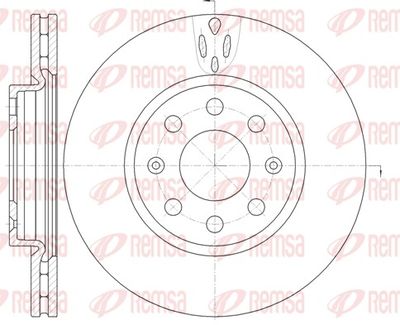 Brake Disc REMSA 6981.10