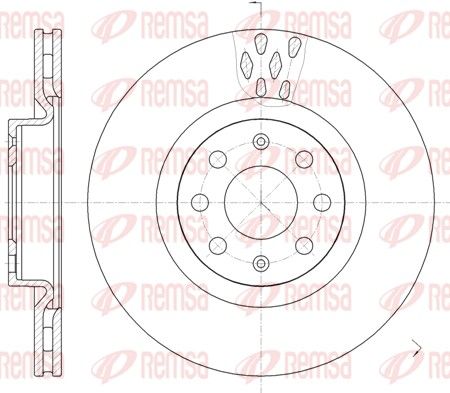 REMSA 6982.10 Brake Disc
