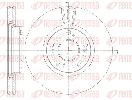REMSA 6985.10 Brake Disc