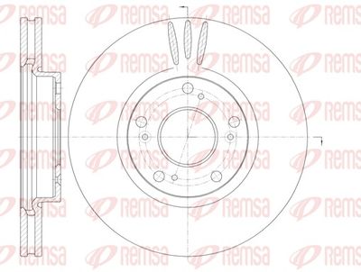 Brake Disc REMSA 6985.10