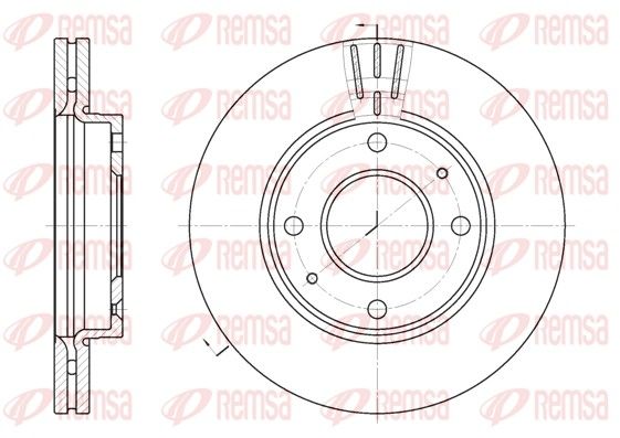 REMSA 6987.10 Brake Disc