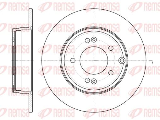 REMSA 6989.00 Brake Disc