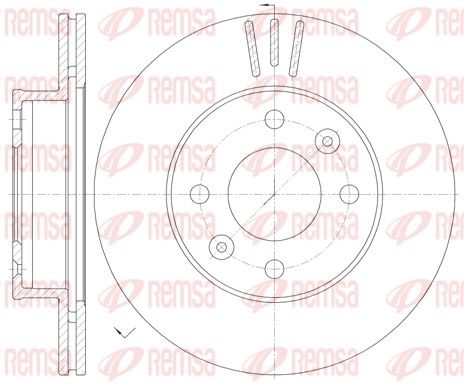 REMSA 6990.10 Brake Disc