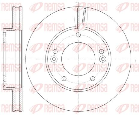 REMSA 6992.10 Brake Disc