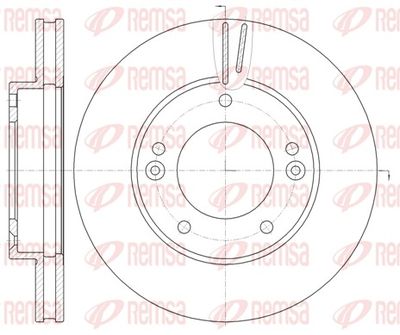 Brake Disc REMSA 6992.10