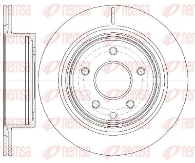 Brake Disc REMSA 6998.10