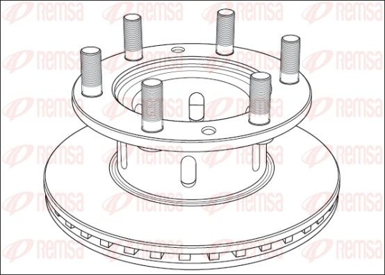 REMSA NCA1001.20 Brake Disc