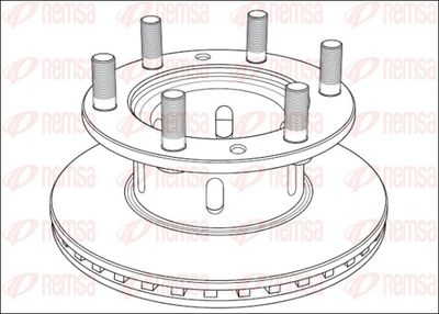 Brake Disc REMSA NCA1001.20